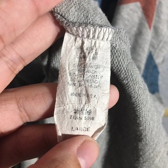 Womens Entro Blouse Oversized Multicolored Stars Drop Shoulder Summer Spring - Picture 3 of 5